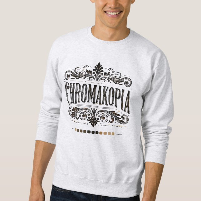 Chromakopia Vintage Stil Lång Ärmad Tröja (Framsida)