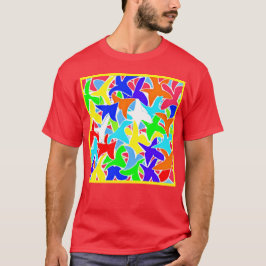 Chromatic Art Mönster T Shirt