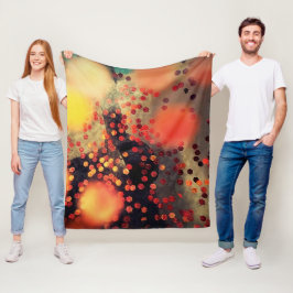 Chromatic Burst – Artistic Fleece Blanket
