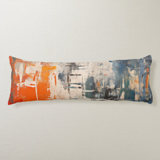 Chromatic Crossroads Abstract Digital Painting Kroppskudde