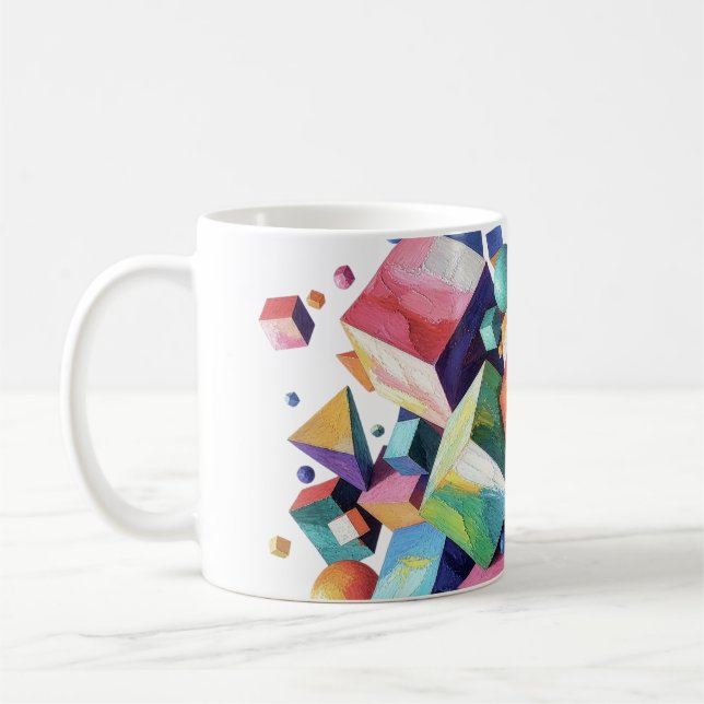 Chromatic Cube Symphony Kaffemugg (Vänster)
