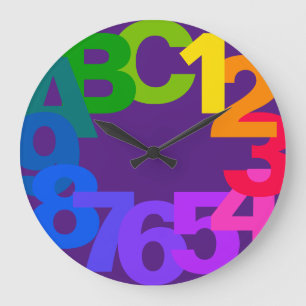 Chromatic hexadecimal12-Timme Stor Klocka