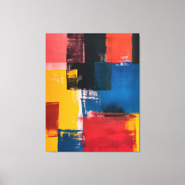 Chromatic Intersections Canvastryck