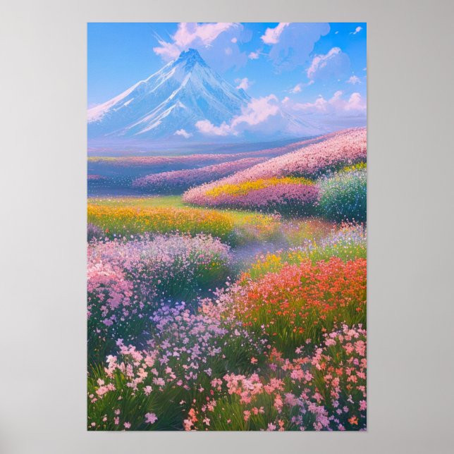 Chromatic Mountain Vista Poster (Framsidan)