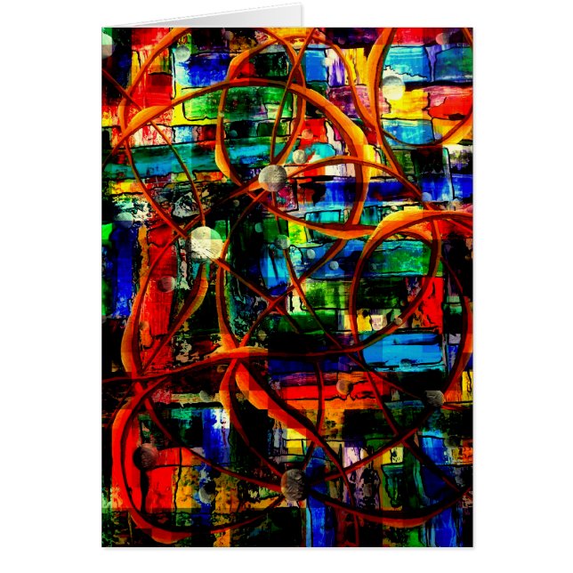 Chromatic Peristalsis 2 Hälsningskort (Framsidan)