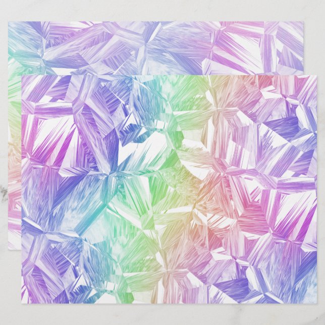 chromatic reality : paper sheet (Fram/baksida)