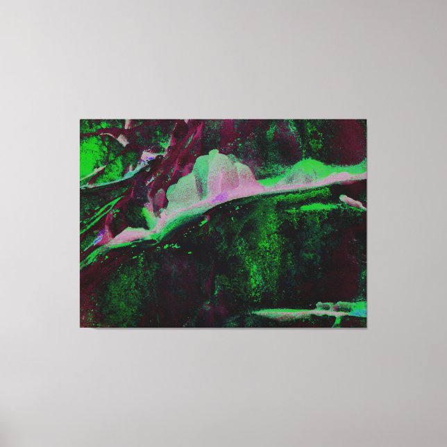 Chromatic Ridge Abstraction Canvastryck (Framsida)