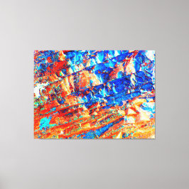 Chromatic Terrain Abstraction Canvastryck