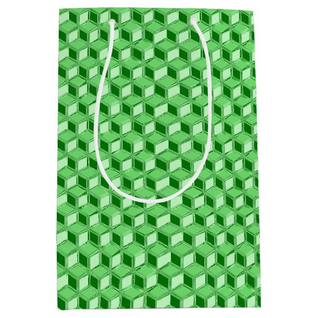 Chrome 3-d-boxar - emerald grönt (Framsidan)