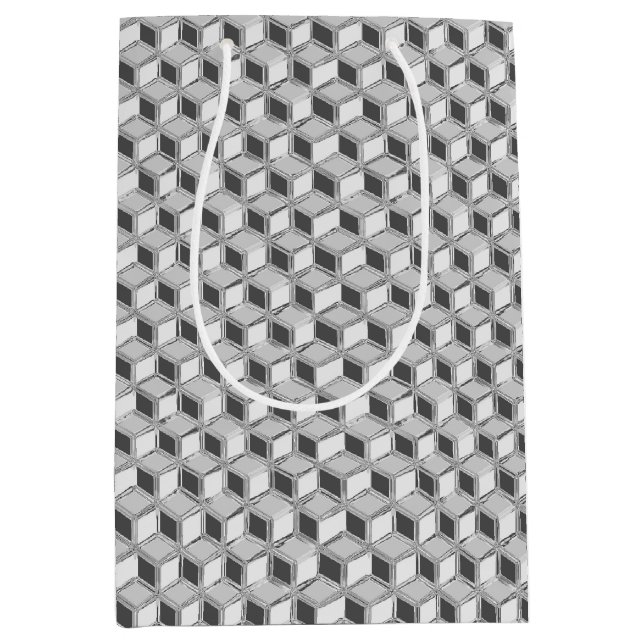 Chrome 3-d-boxar - silver grått (Framsidan)
