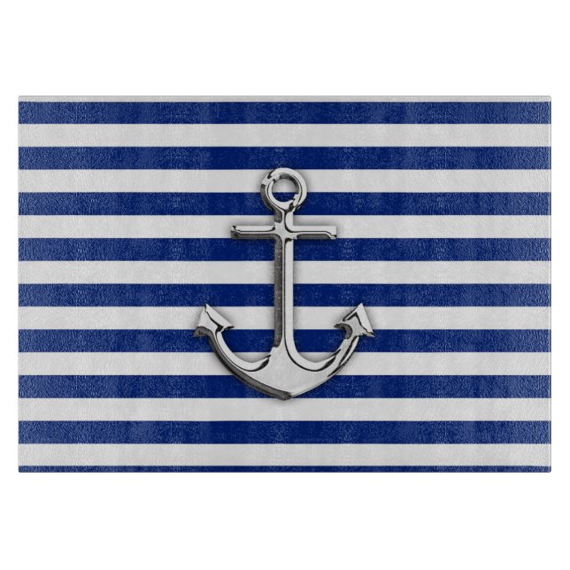 Chrome Anchor på Navy Rand (Framsidan)