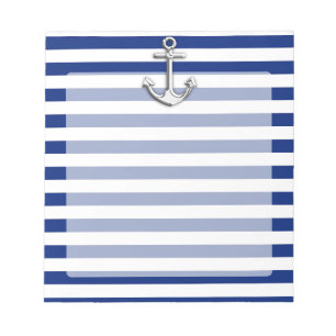 Chrome Anchor på Navy Rand Anteckningsblock