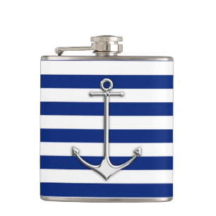 Chrome Anchor på Navy Rand Fickplunta