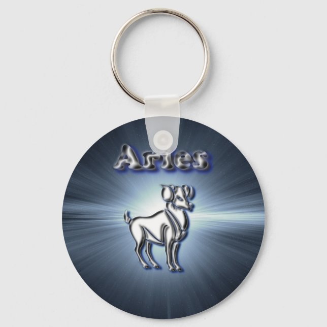 Chrome Aries Nyckelring (Framsida)