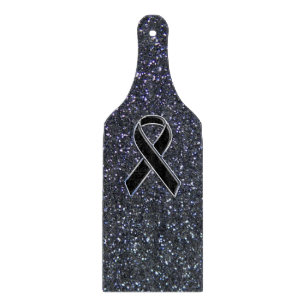 Chrome Black Ribbon Awareness Midnight Blue