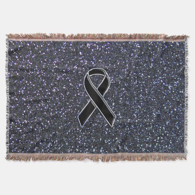 Chrome Black Ribbon Awareness Midnight Blue Filt (Framsidan)