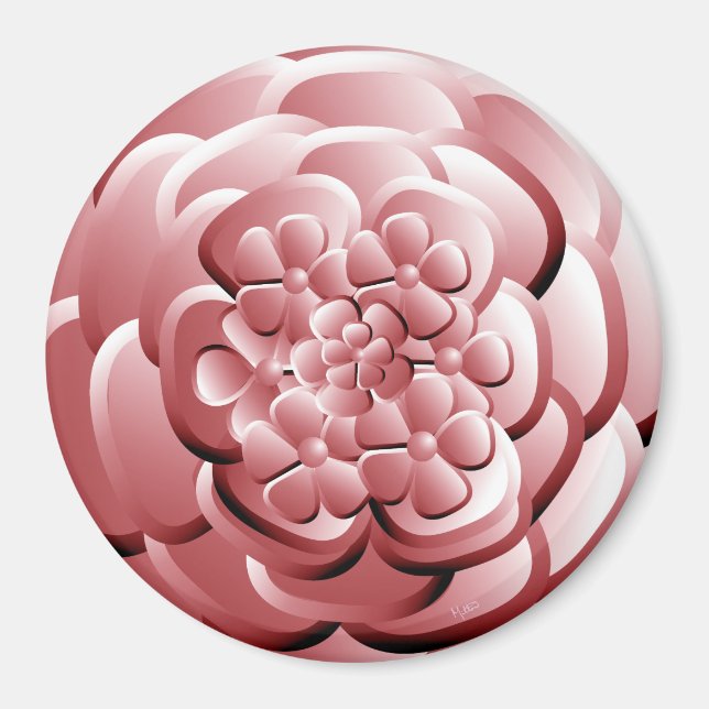 Chrome Blommor - Rubescent Magnet (Framsidan)