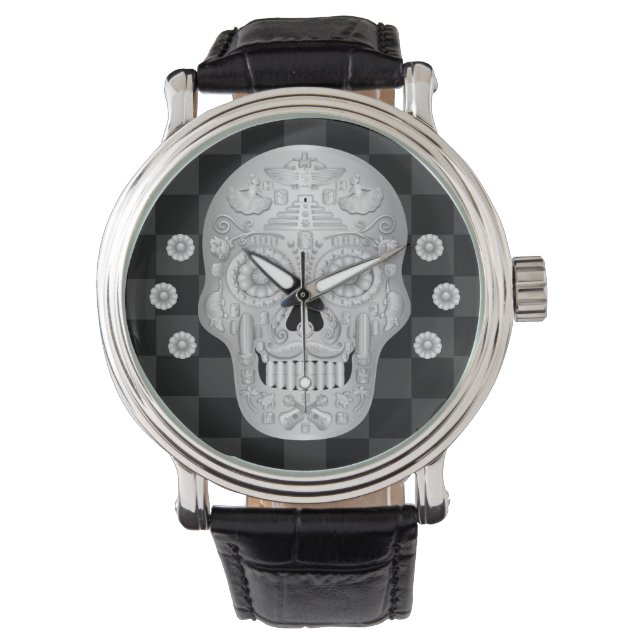 Chrome Calavera Watch Armbandsur (Framsida)