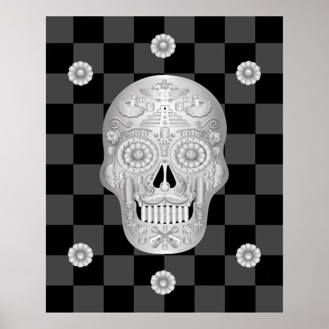 Chrome Calavera Watch Poster (Framsidan)