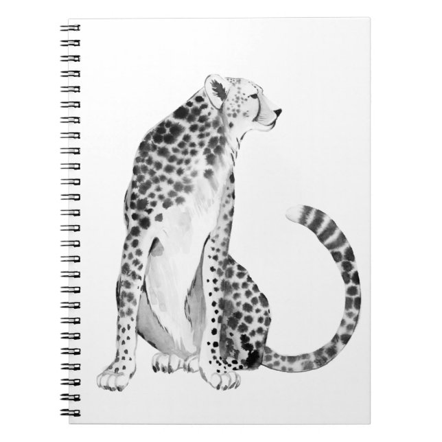 Chrome Cheetah Anteckningsbok (Framsidan)