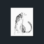 Chrome Cheetah Canvastryck<br><div class="desc">Chrome Cheetah I av Grace Popp. En stor cheetah ser fram mot sin sida med svan varsamt väv. | 164398Z</div>