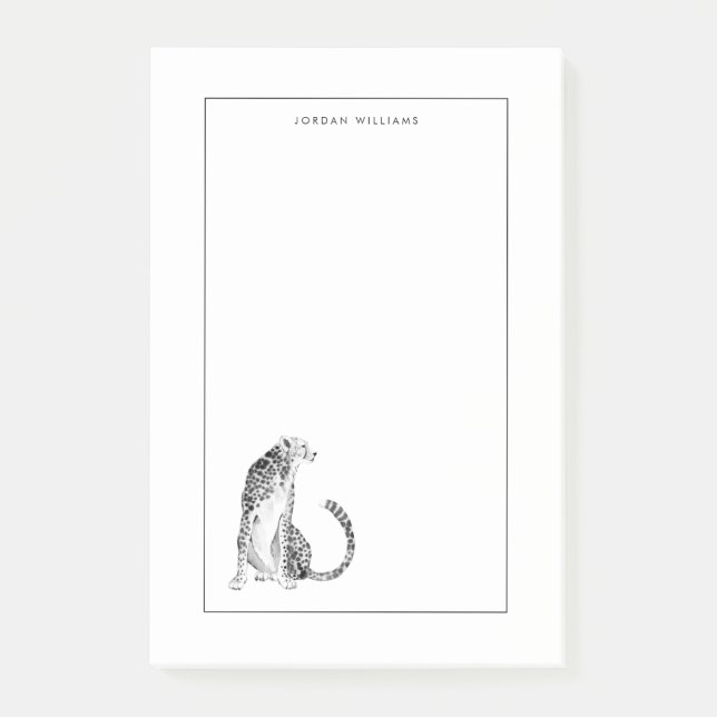 Chrome Cheetah Post-it Block (Framsida)