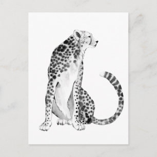 Chrome Cheetah Vykort