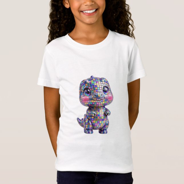 Chrome Dinosaurie  T Shirt (Framsida)