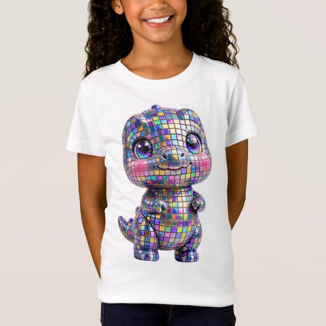 Chrome Dinosaurie  T Shirt (Framsida)
