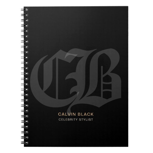 Chrome Hearts Professionell Modern Minimalistisk S Anteckningsbok (Framsidan)