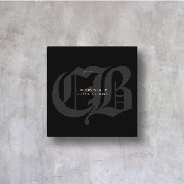Chrome Hearts Professionell Modern Minimalistisk S Fyrkantigt Visitkort