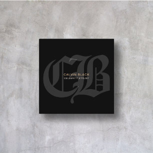 Chrome Hearts Professionell Modern Minimalistisk S Fyrkantigt Visitkort