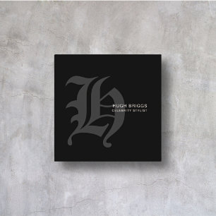 Chrome Hearts-stil professionell modern minimalist Fyrkantigt Visitkort