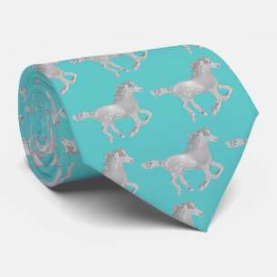 Chrome Horse Aqua Background Slips