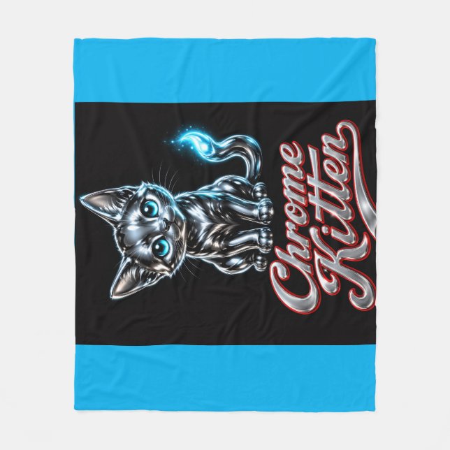 Chrome Kitten Fleecefilt (Framsidan)