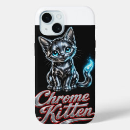 Chrome Kitten " Kapow" Iphone15 fodral