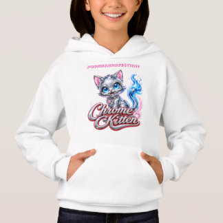 Chrome Kitten " Supacute" Hoodie T Shirt