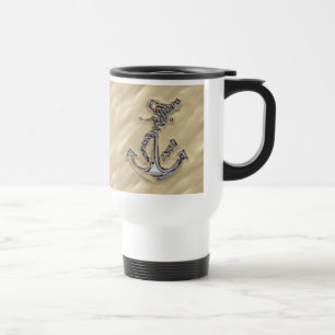 Chrome like Rope Anchor in Sand Resemugg
