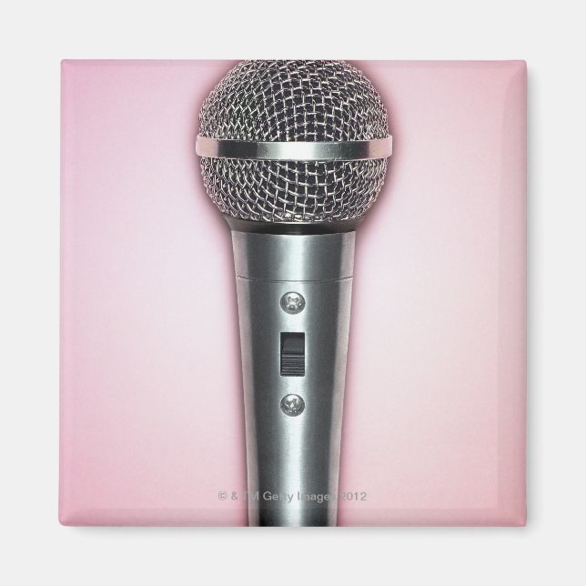Chrome Microphone Magnet (Framsidan)