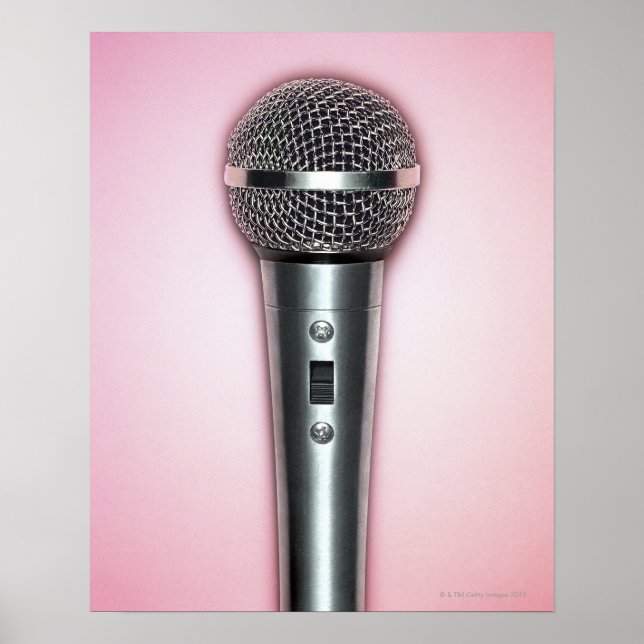Chrome Microphone Poster (Framsidan)