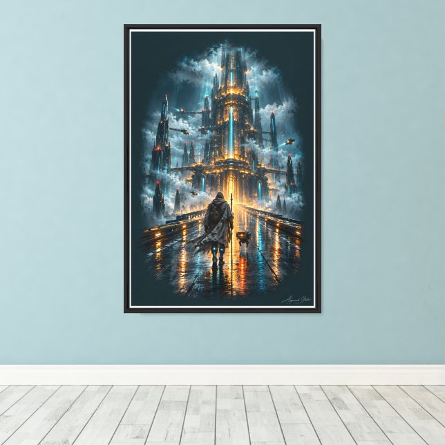 Chrome Pilgrim Canvastryck (Insitu (trägolv))