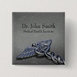 Chrome Professionell Medical Caduceus - knapp