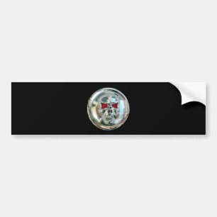 CHROME SKULL BILDEKAL