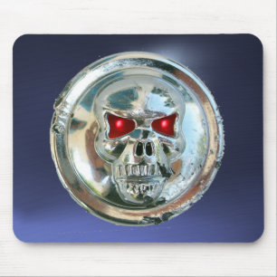 CHROME SKULL, Blue topaz Musmatta