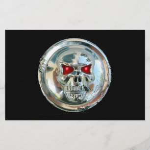 CHROME SKULL BREVPAPPER