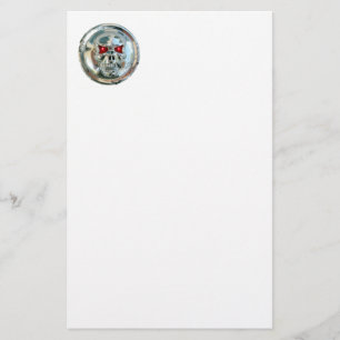 CHROME SKULL BREVPAPPER
