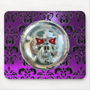 CHROME SKULL, Damask, Lila Amethyst Musmatta