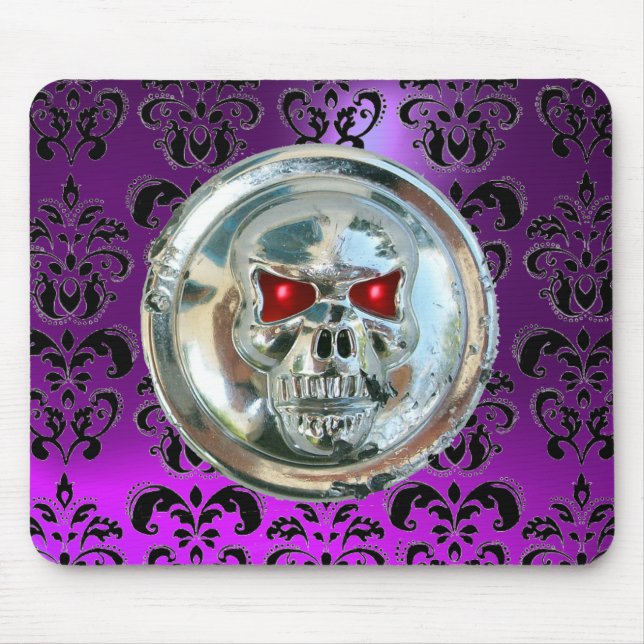CHROME SKULL, Damask, Lila Amethyst Musmatta (Framsidan)