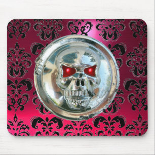 CHROME SKULL, Damask, Rosa Red Ruby Musmatta