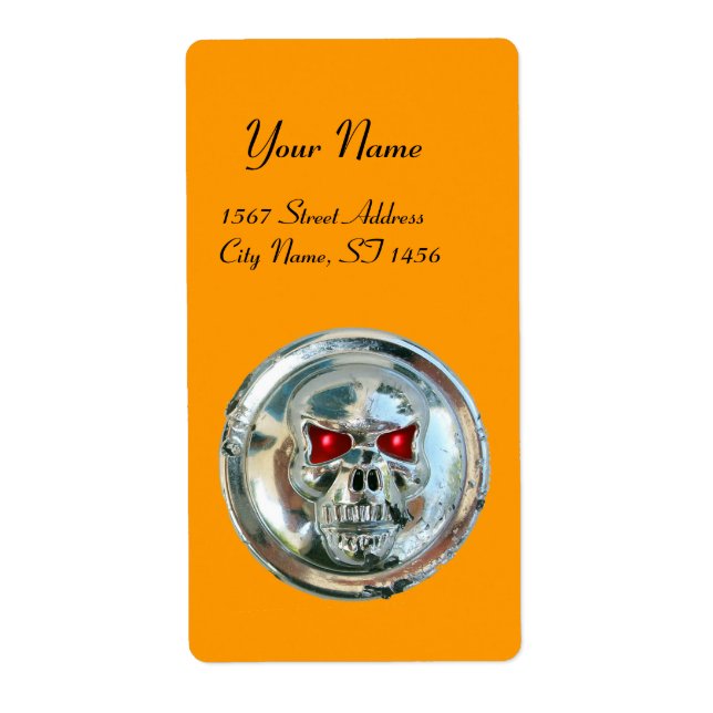 CHROME SKULL-Gult Fraktsedel (Framsidan)